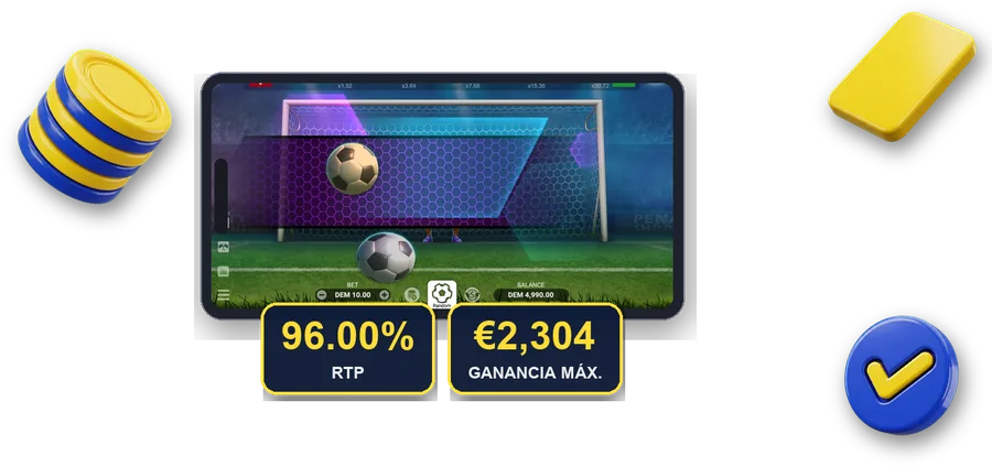 Penalty Shoot-Out en pantalla con las cifras clave de esta sección