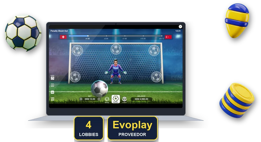 Penalty Shoot-Out en pantalla con las cifras clave de esta sección