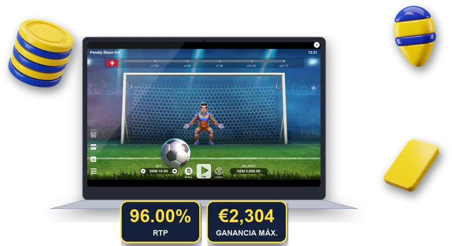 Penalty Shoot-Out en pantalla con las cifras clave de esta sección