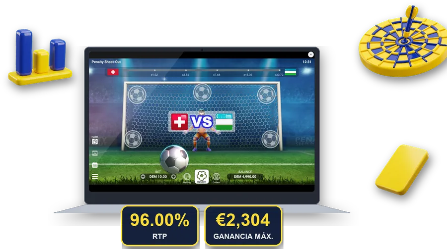 Penalty Shoot-Out en pantalla con las cifras clave de esta sección