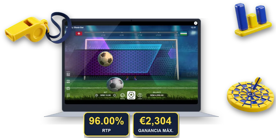 Penalty Shoot-Out en pantalla con las cifras clave de esta sección