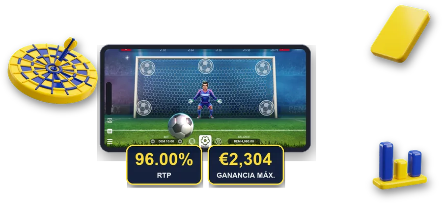 Penalty Shoot-Out en pantalla con las cifras clave de esta sección