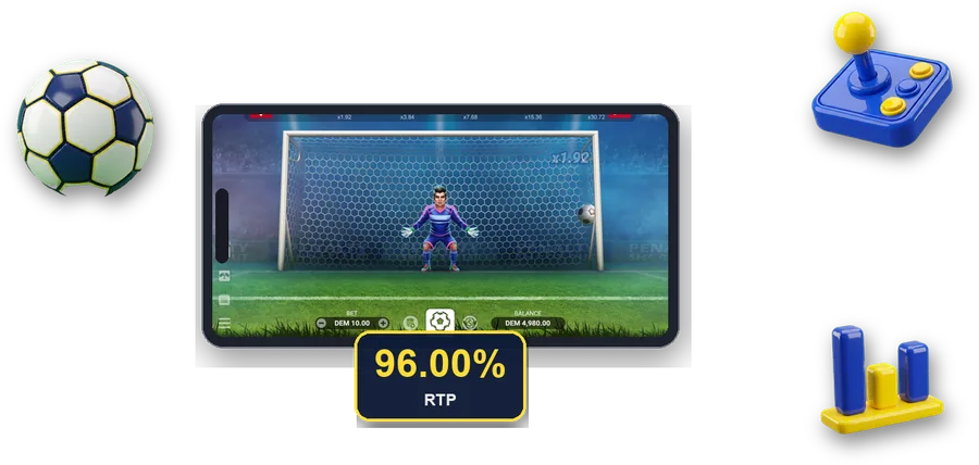 Penalty Shoot-Out en pantalla con las cifras clave de esta sección