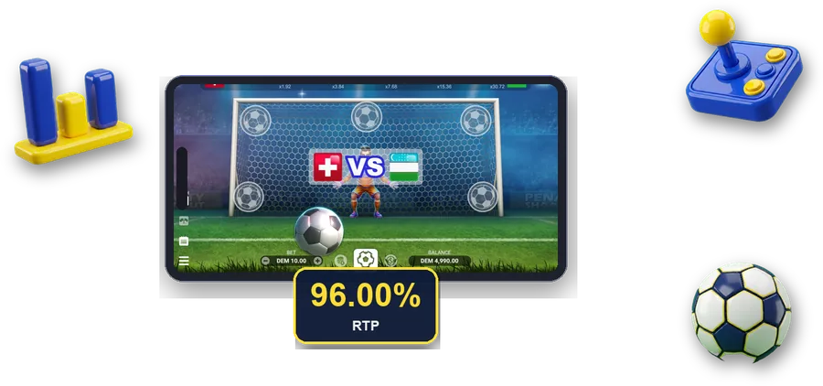 Penalty Shoot-Out en pantalla con las cifras clave de esta sección