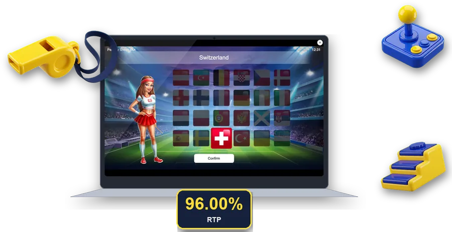 Penalty Shoot-Out en pantalla con las cifras clave de esta sección