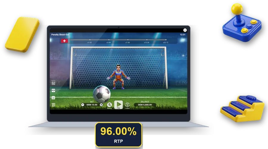 Penalty Shoot-Out en pantalla con las cifras clave de esta sección