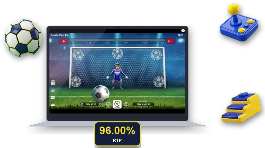 Penalty Shoot-Out en pantalla con las cifras clave de esta sección