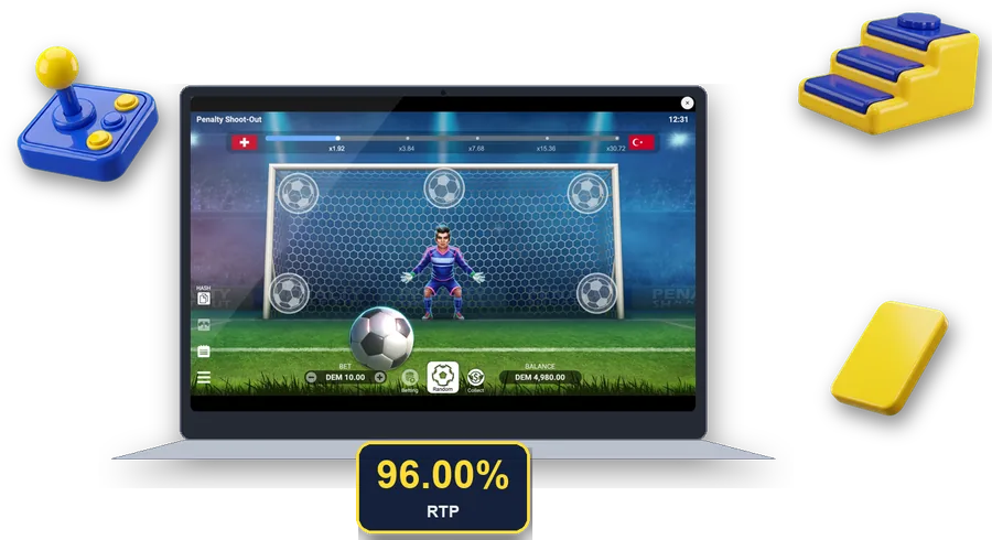 Penalty Shoot-Out en pantalla con las cifras clave de esta sección