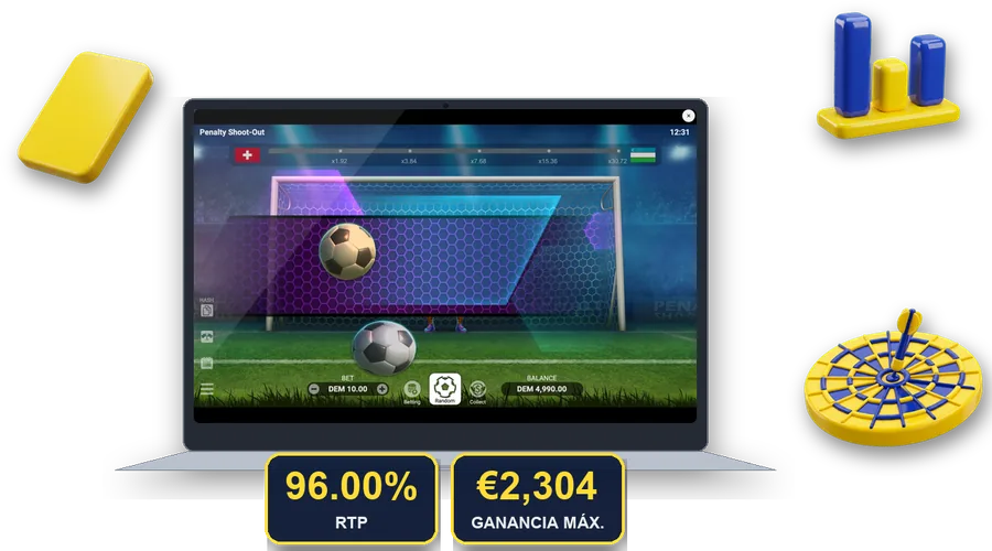 Penalty Shoot-Out en pantalla con las cifras clave de esta sección