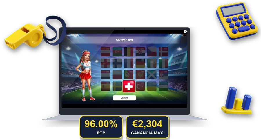 Penalty Shoot-Out en pantalla con las cifras clave de esta sección