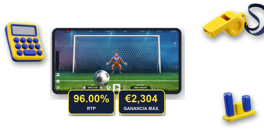 Penalty Shoot-Out en pantalla con las cifras clave de esta sección