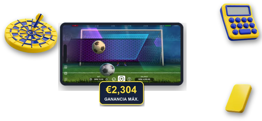 Penalty Shoot-Out en pantalla con las cifras clave de esta sección