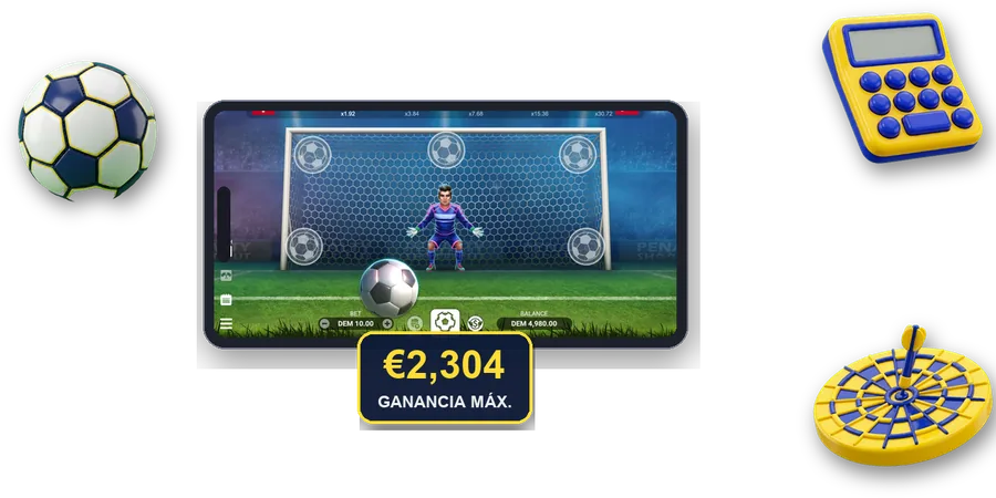 Penalty Shoot-Out en pantalla con las cifras clave de esta sección
